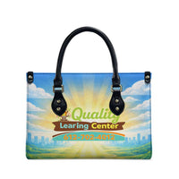 Quality Learning Center Leather Bag Funny Day Care Bright and Playful Branded