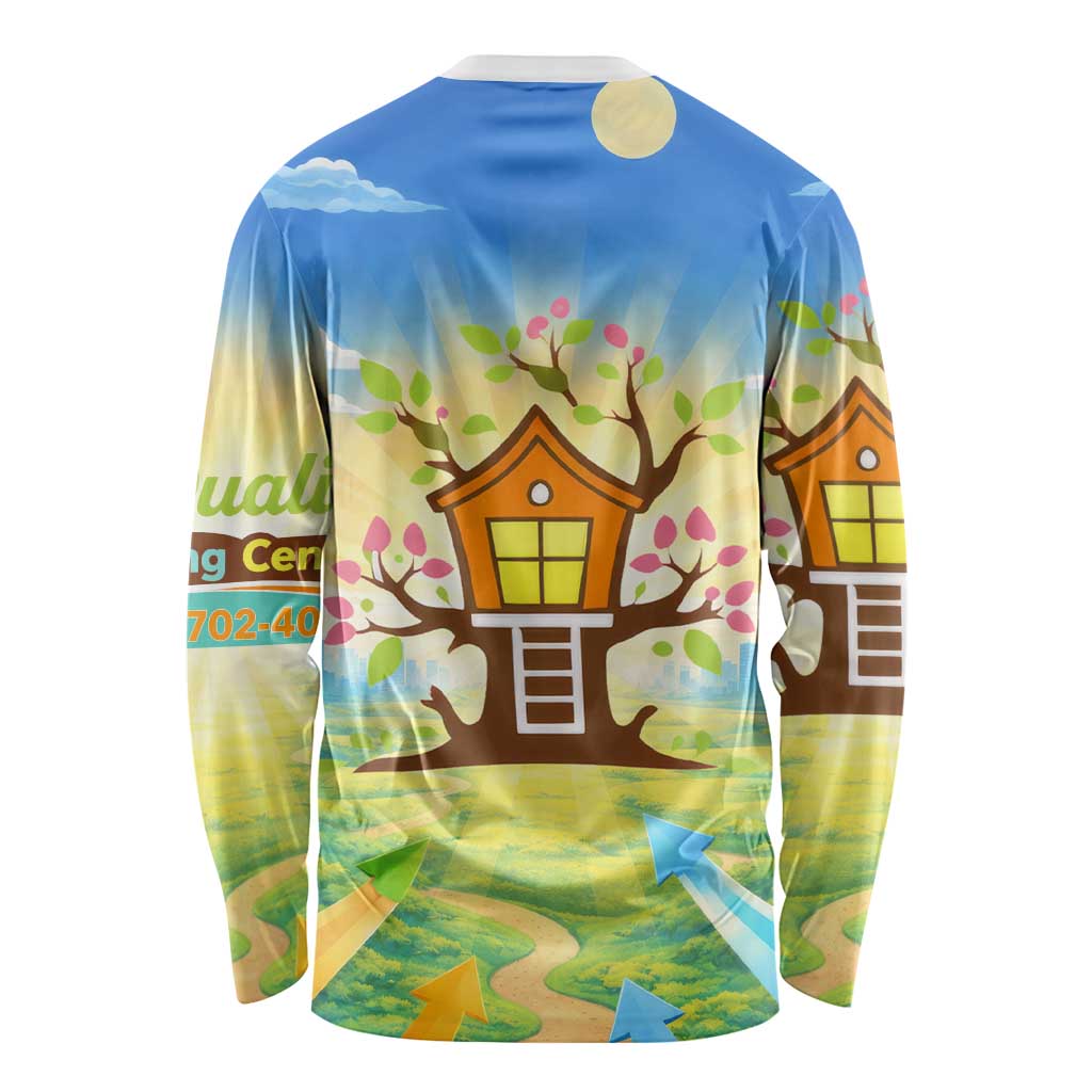 Quality Learning Center Long Sleeve Shirt Funny Day Care Bright and Playful Branded