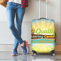Quality Learning Center Luggage Cover Funny Day Care Bright and Playful Branded