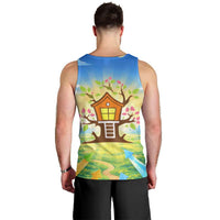 Quality Learning Center Men Tank Top Funny Day Care Bright and Playful Branded