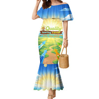 Quality Learning Center Mermaid Dress Funny Day Care Bright and Playful Branded