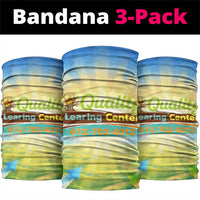 Quality Learning Center Neck Gaiter Funny Day Care Bright and Playful Branded