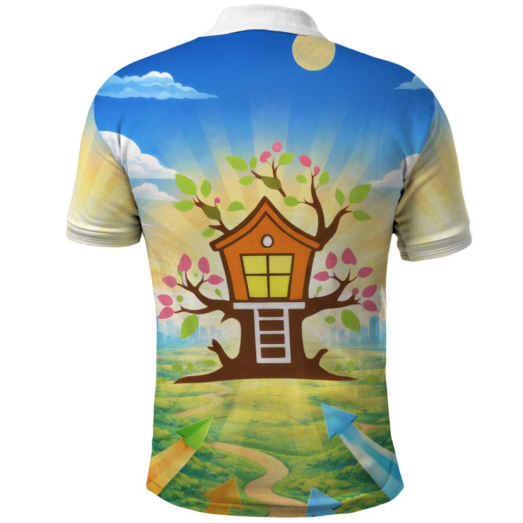 Quality Learning Center Polo Shirt Funny Day Care Bright and Playful Branded