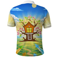 Quality Learning Center Polo Shirt Funny Day Care Bright and Playful Branded