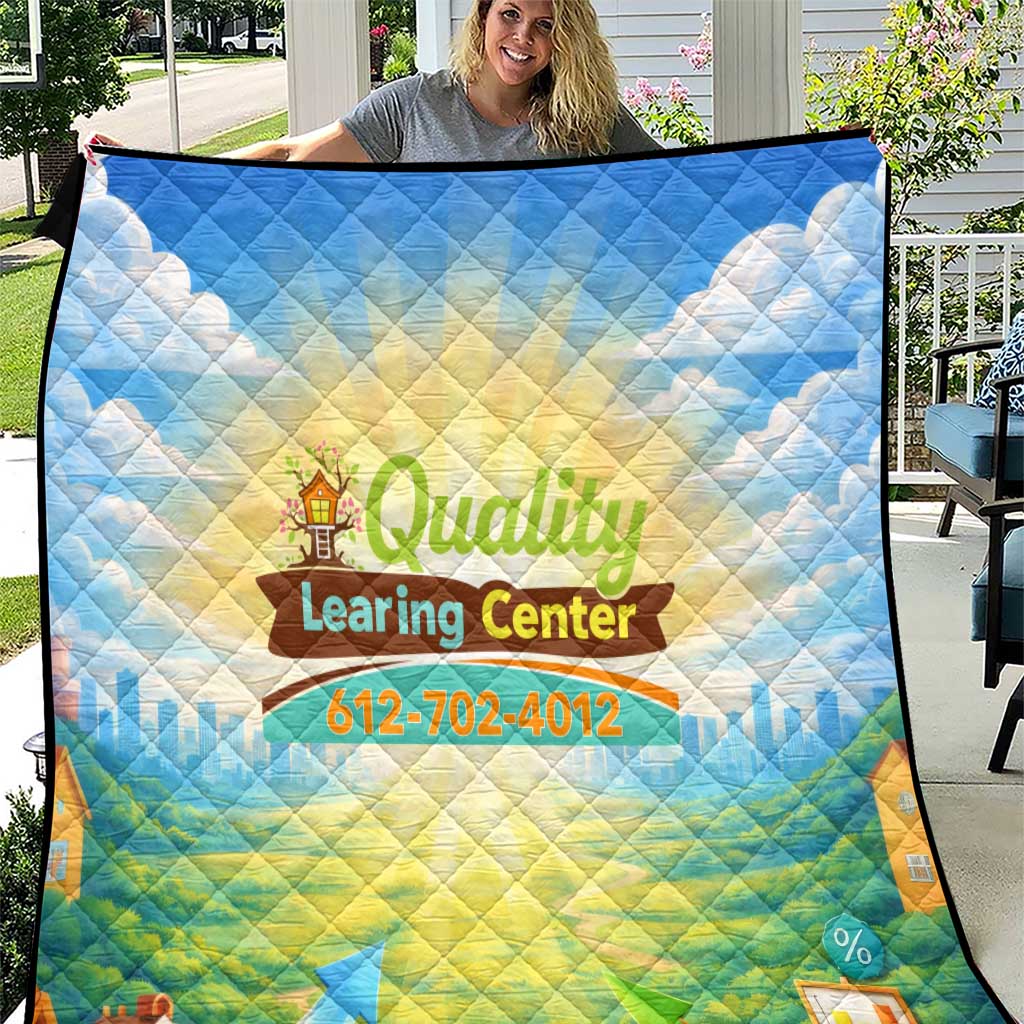 Quality Learning Center Quilt Funny Day Care Bright and Playful Branded