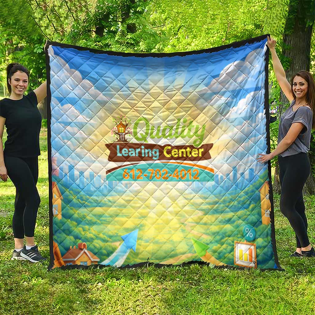 Quality Learning Center Quilt Funny Day Care Bright and Playful Branded