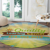 Quality Learning Center Round Carpet Funny Day Care Bright and Playful Branded