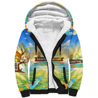 Quality Learning Center Sherpa Hoodie Funny Day Care Bright and Playful Branded