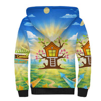 Quality Learning Center Sherpa Hoodie Funny Day Care Bright and Playful Branded
