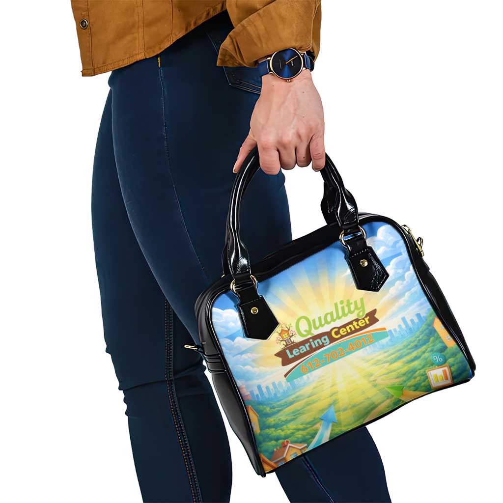 Quality Learning Center Shoulder Handbag Funny Day Care Bright and Playful Branded