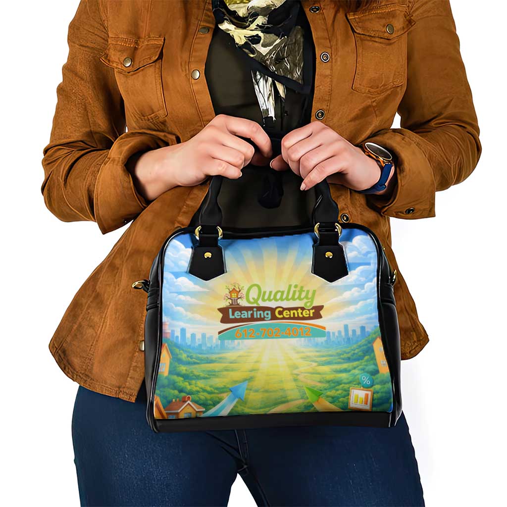 Quality Learning Center Shoulder Handbag Funny Day Care Bright and Playful Branded