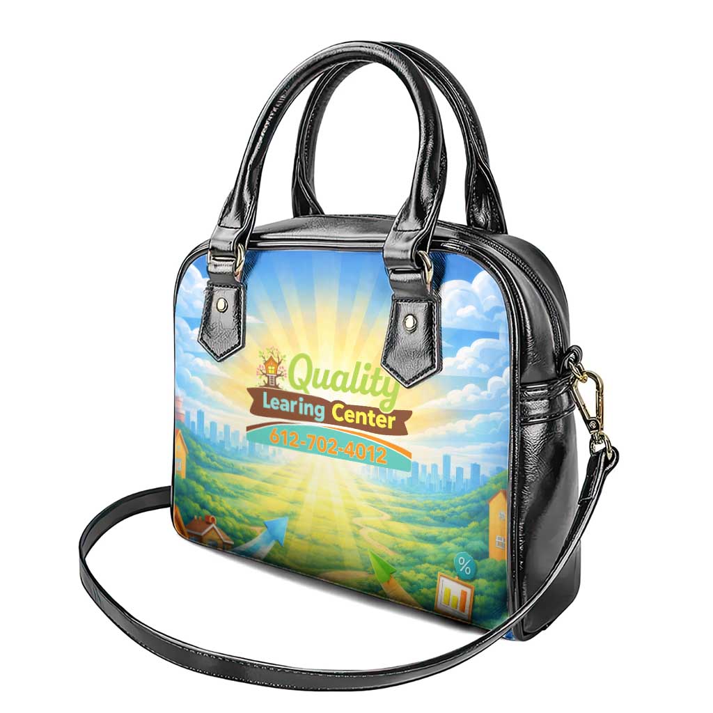 Quality Learning Center Shoulder Handbag Funny Day Care Bright and Playful Branded