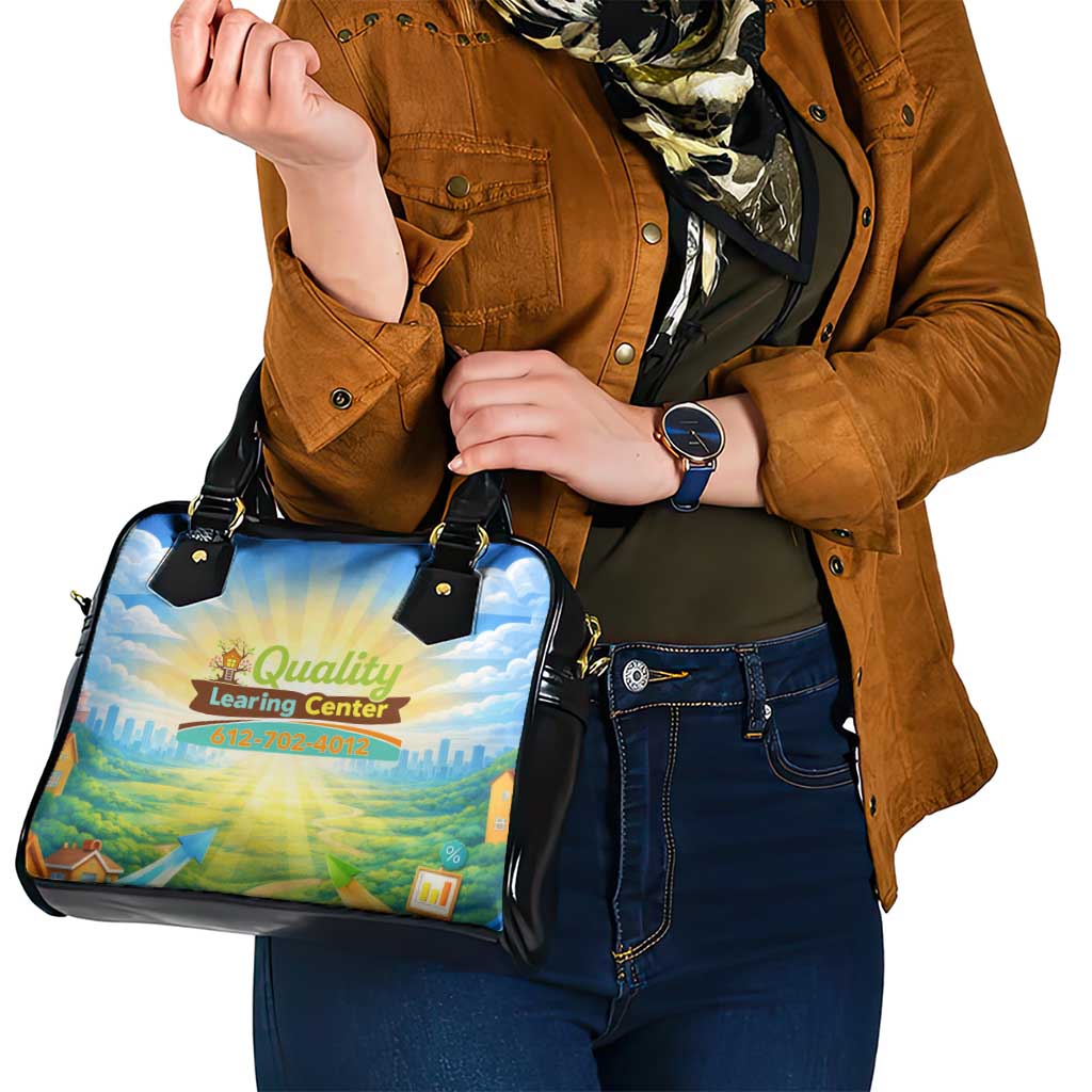 Quality Learning Center Shoulder Handbag Funny Day Care Bright and Playful Branded