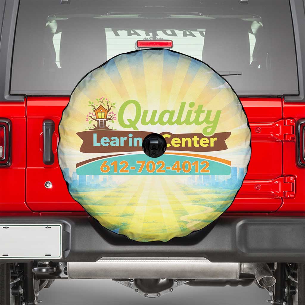 Quality Learning Center Spare Tire Cover Funny Day Care Bright and Playful Branded