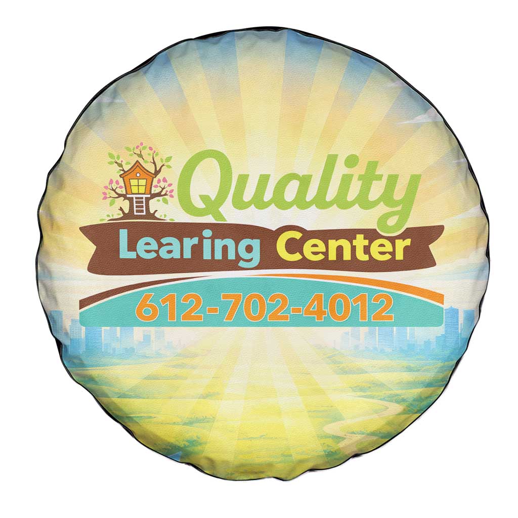Quality Learning Center Spare Tire Cover Funny Day Care Bright and Playful Branded