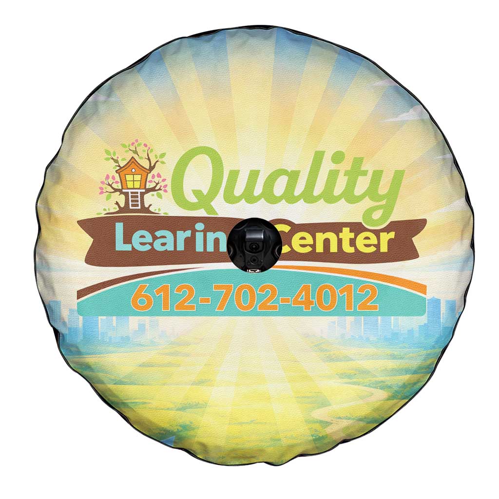 Quality Learning Center Spare Tire Cover Funny Day Care Bright and Playful Branded