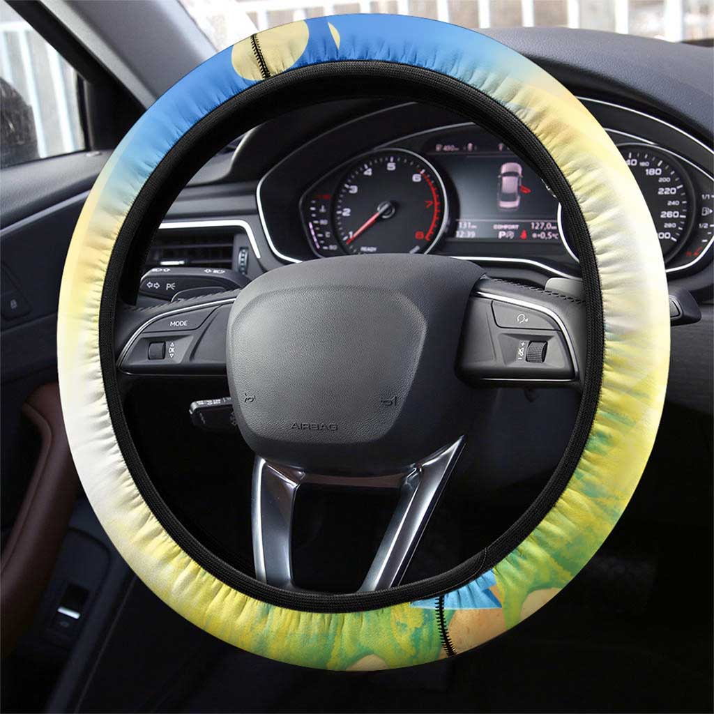 Quality Learning Center Steering Wheel Cover Funny Day Care Bright and Playful Branded
