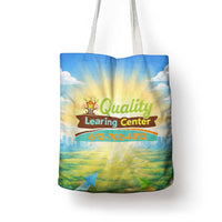 Quality Learning Center Tote Bag Funny Day Care Bright and Playful Branded