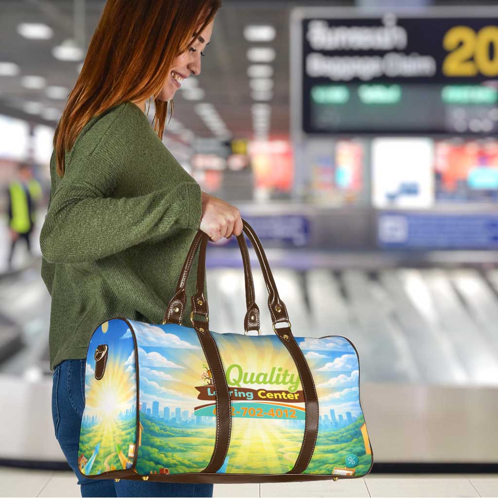 Quality Learning Center Travel Bag Funny Day Care Bright and Playful Branded