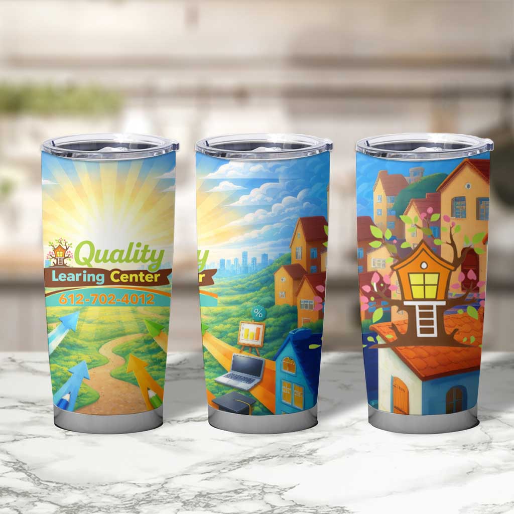 Quality Learning Center Tumbler Cup Funny Day Care Bright and Playful Branded