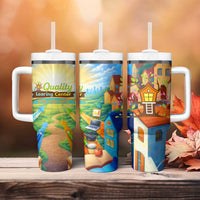 Quality Learning Center Tumbler With Handle Funny Day Care Bright and Playful Branded