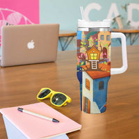 Quality Learning Center Tumbler With Handle Funny Day Care Bright and Playful Branded