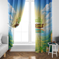 Quality Learning Center Window Curtain Funny Day Care Bright and Playful Branded