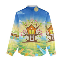 Quality Learning Center Women Casual Shirt Funny Day Care Bright and Playful Branded