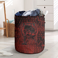 Fenrir Norse Wolf Laundry Basket Viking Runic Celtic Knot Dark Art
