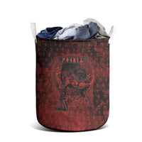 Fenrir Norse Wolf Laundry Basket Viking Runic Celtic Knot Dark Art