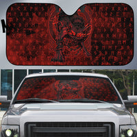 Fenrir Norse Wolf Auto Sun Shade Viking Runic Celtic Knot Dark Art