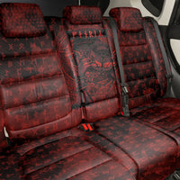 Fenrir Norse Wolf Back Car Seat Cover Viking Runic Celtic Knot Dark Art