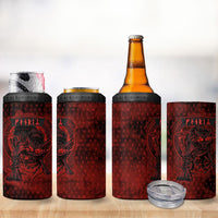 Fenrir Norse Wolf 4 in 1 Can Cooler Tumbler Viking Runic Celtic Knot Dark Art