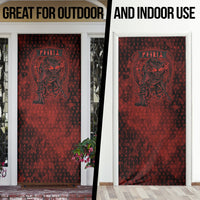 Fenrir Norse Wolf Door Cover Viking Runic Celtic Knot Dark Art