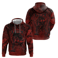 Fenrir Norse Wolf Hoodie Viking Runic Celtic Knot Dark Art