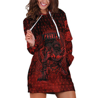 Fenrir Norse Wolf Hoodie Dress Viking Runic Celtic Knot Dark Art