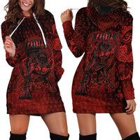Fenrir Norse Wolf Hoodie Dress Viking Runic Celtic Knot Dark Art