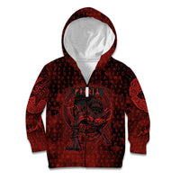 Fenrir Norse Wolf Kid Hoodie Viking Runic Celtic Knot Dark Art