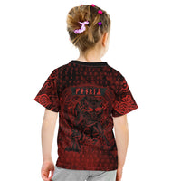 Fenrir Norse Wolf Kid T Shirt Viking Runic Celtic Knot Dark Art