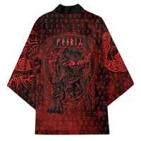 Fenrir Norse Wolf Kimono Viking Runic Celtic Knot Dark Art