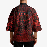 Fenrir Norse Wolf Kimono Viking Runic Celtic Knot Dark Art
