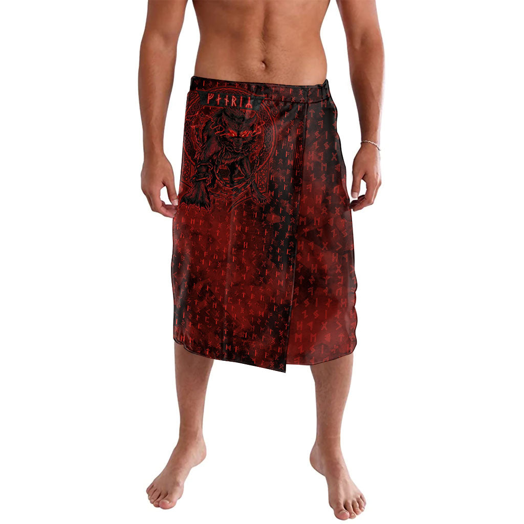 Fenrir Norse Wolf Lavalava Viking Runic Celtic Knot Dark Art