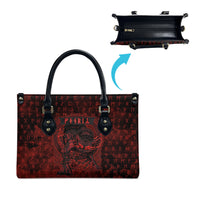 Fenrir Norse Wolf Leather Bag Viking Runic Celtic Knot Dark Art