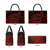 Fenrir Norse Wolf Leather Bag Viking Runic Celtic Knot Dark Art