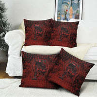 Fenrir Norse Wolf Pillow Cover Viking Runic Celtic Knot Dark Art