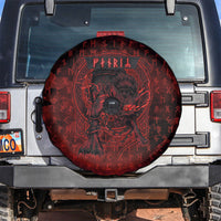 Fenrir Norse Wolf Spare Tire Cover Viking Runic Celtic Knot Dark Art