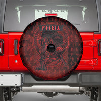 Fenrir Norse Wolf Spare Tire Cover Viking Runic Celtic Knot Dark Art