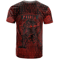 Fenrir Norse Wolf T Shirt Viking Runic Celtic Knot Dark Art