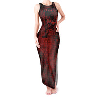 Fenrir Norse Wolf Tank Maxi Dress Viking Runic Celtic Knot Dark Art