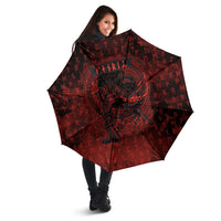 Fenrir Norse Wolf Umbrella Viking Runic Celtic Knot Dark Art